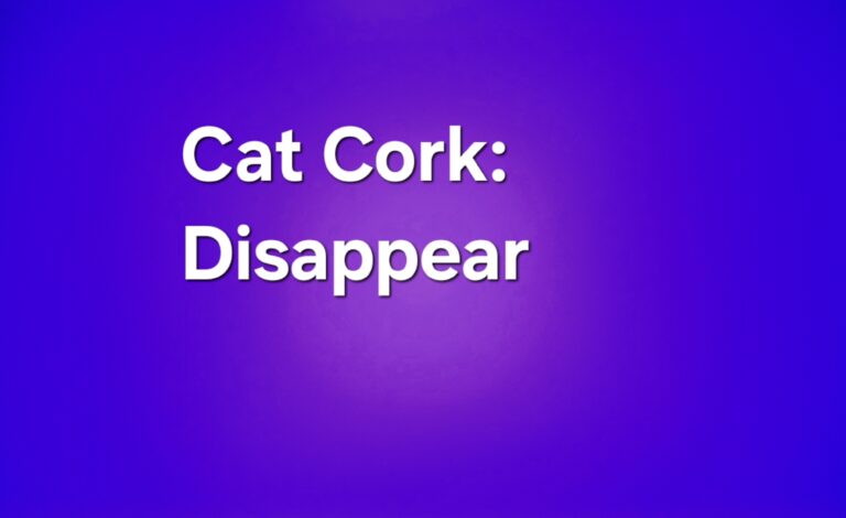 Cat Cork – “Disappear”